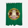 Odder Otter-none polyester shower curtain-Alundrart