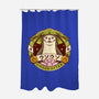 Odder Otter-none polyester shower curtain-Alundrart