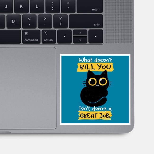 Great Job-none glossy sticker-Xentee