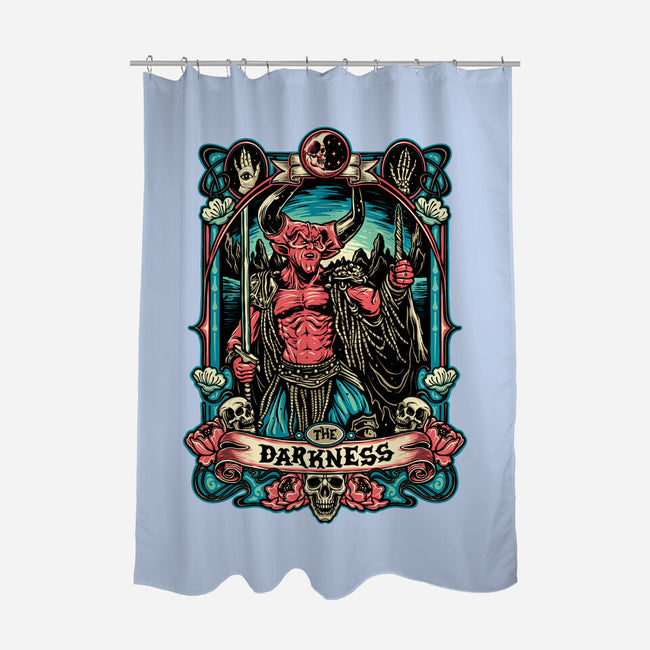 The Darkness-none polyester shower curtain-momma_gorilla