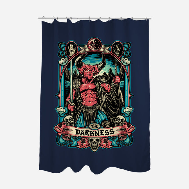 The Darkness-none polyester shower curtain-momma_gorilla