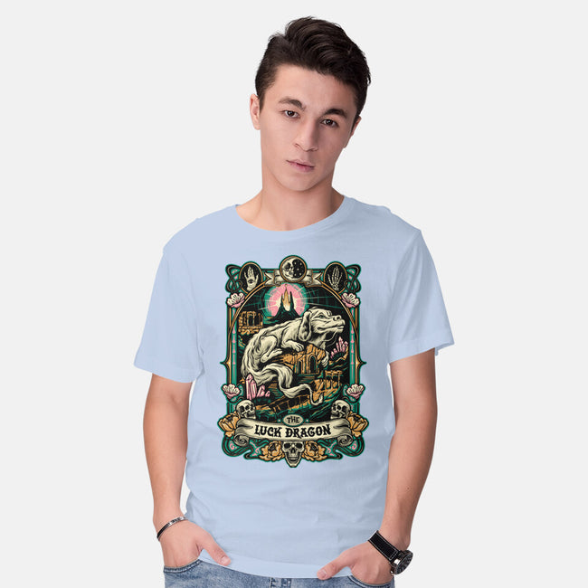 The Luck Dragon-mens basic tee-momma_gorilla