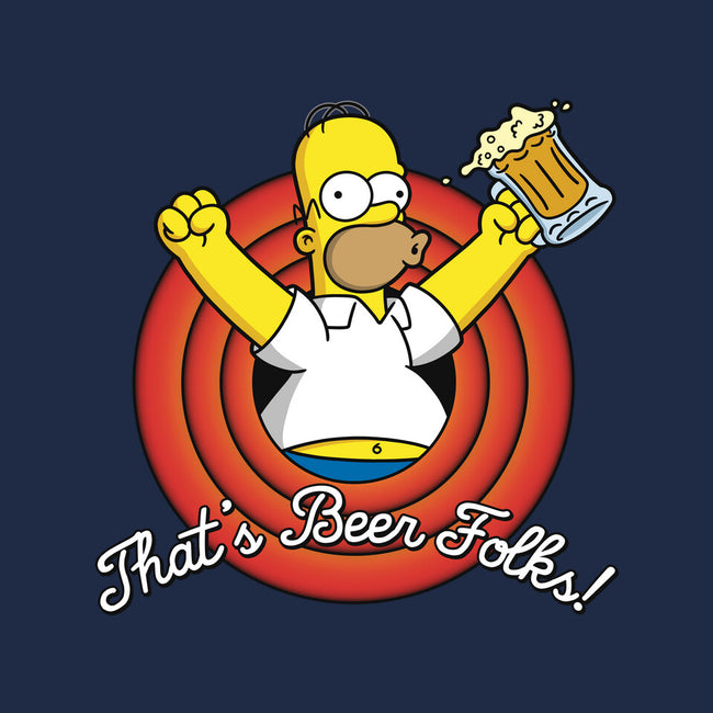 That's Beer Folks!-mens basic tee-Barbadifuoco