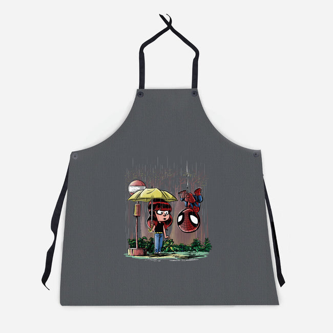 My Neighbor Spidey-unisex kitchen apron-zascanauta