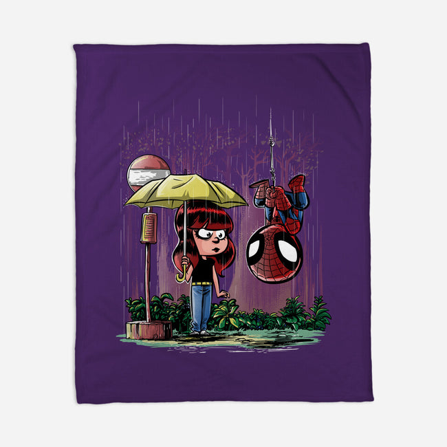 My Neighbor Spidey-none fleece blanket-zascanauta