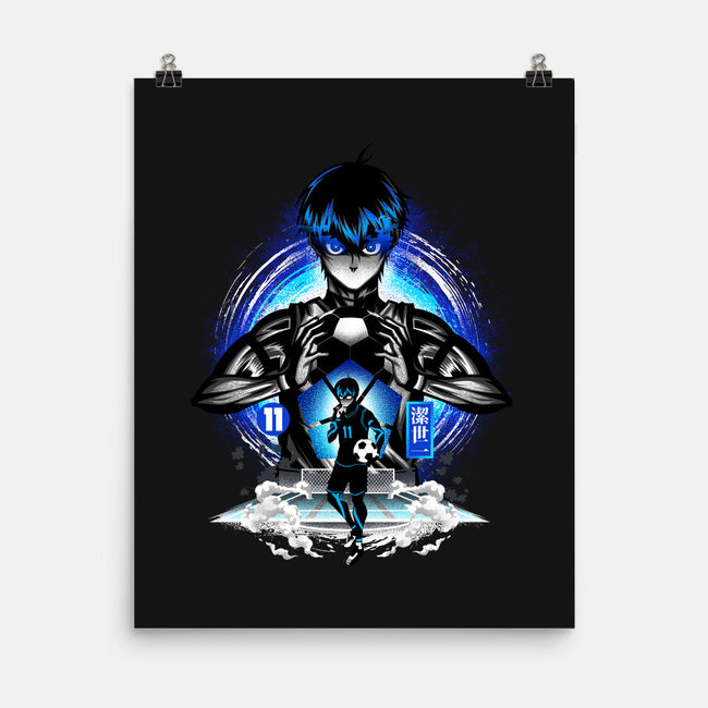 Ace Player Of Blue Lock-none matte poster-hypertwenty