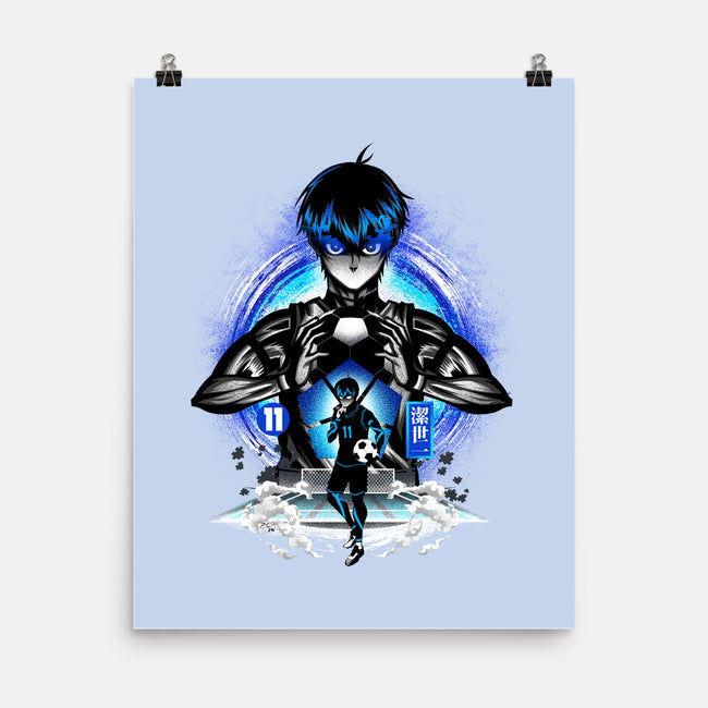 Ace Player Of Blue Lock-none matte poster-hypertwenty