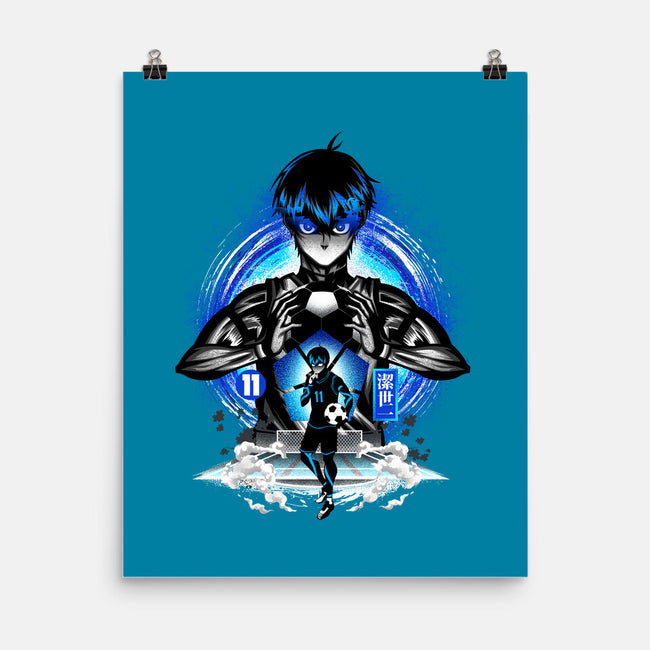 Ace Player Of Blue Lock-none matte poster-hypertwenty