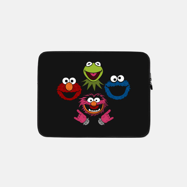 Muppets Rhapsody-none zippered laptop sleeve-Melonseta