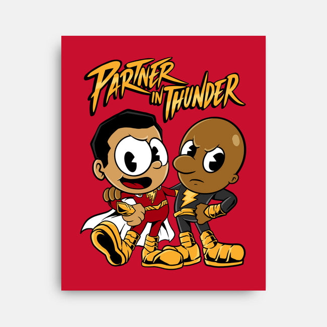 Partner In Thunder-none stretched canvas-spoilerinc