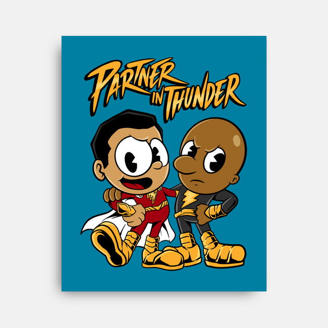 Partner In Thunder-none stretched canvas-spoilerinc