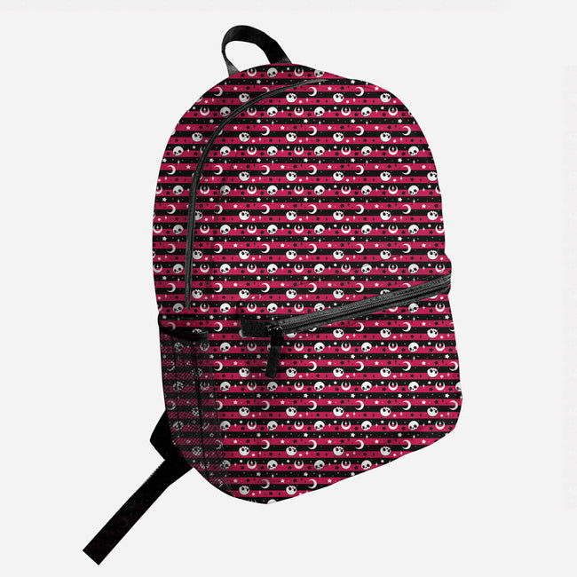 Sweet Pink Skull-none all over print backpack bag-Snouleaf