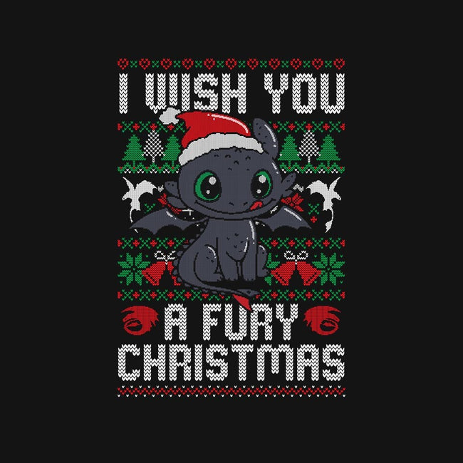 Fury Christmas-youth basic tee-eduely