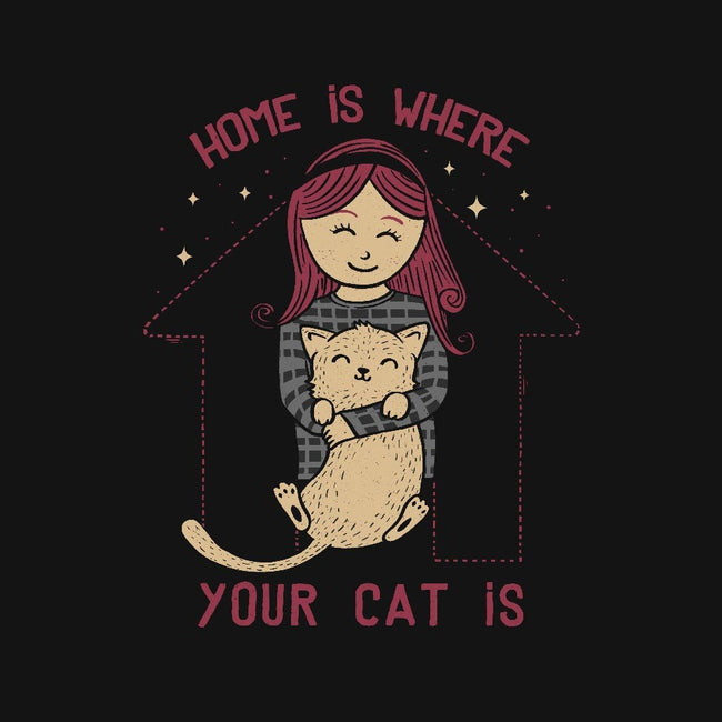 Home Is Where Your Cat Is-youth basic tee-tobefonseca