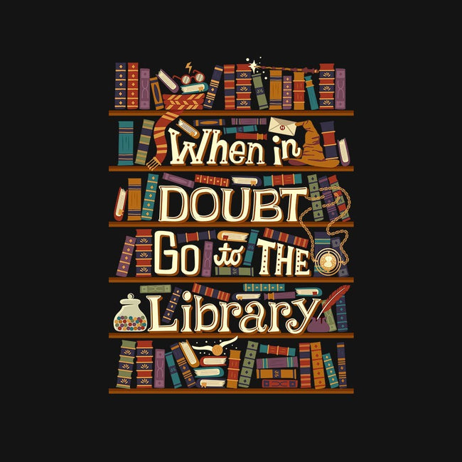 Go To The Library-unisex basic tank-risarodil