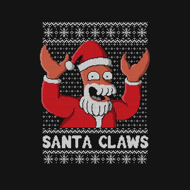 Santa Claws-womens basic tee-NemiMakeit