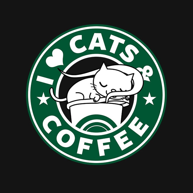 I Love Cats and Coffee-youth basic tee-Boggs Nicolas