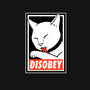 DISOBEY!-womens fitted tee-Raffiti
