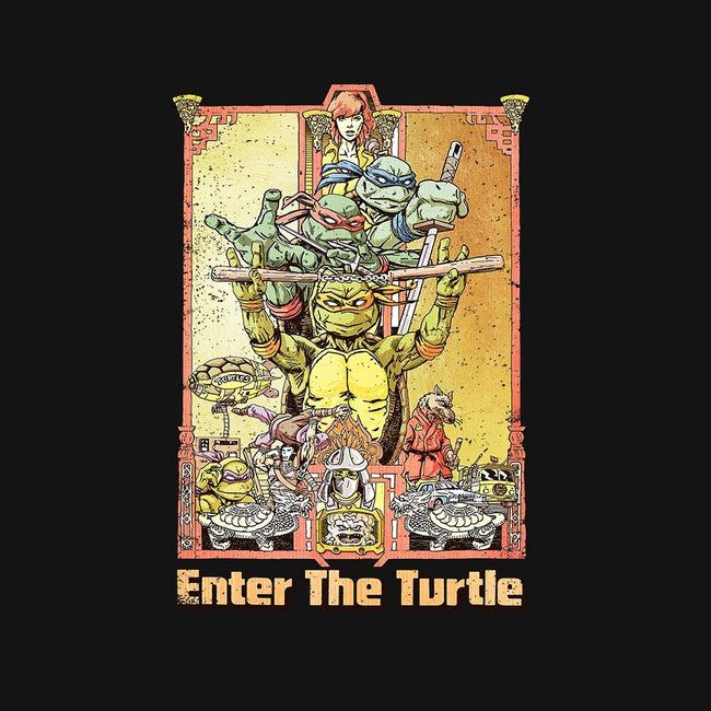 Enter the Turtle-youth basic tee-FunTimesTees