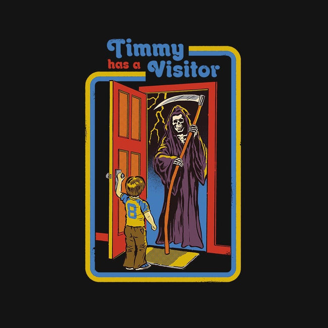 Timmy Has A Visitor-mens basic tee-Steven Rhodes