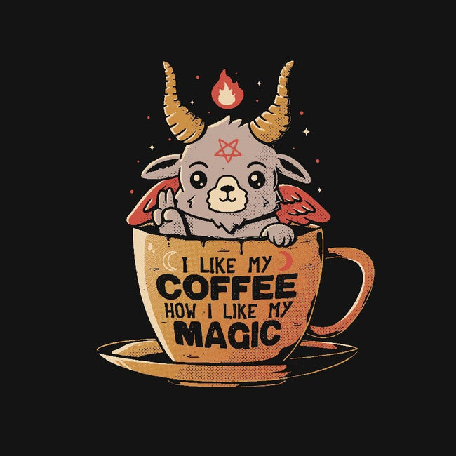 How I Like My Coffee-womens fitted tee-eduely