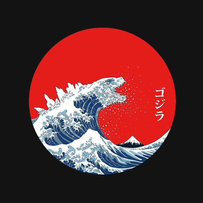 Hokusai Gojira-Variant-womens basic tee-Mdk7