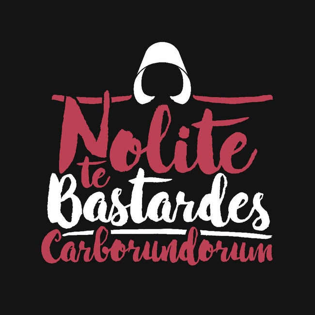 Nolite te Bastardes Carborundorum-unisex basic tank-Retro Review