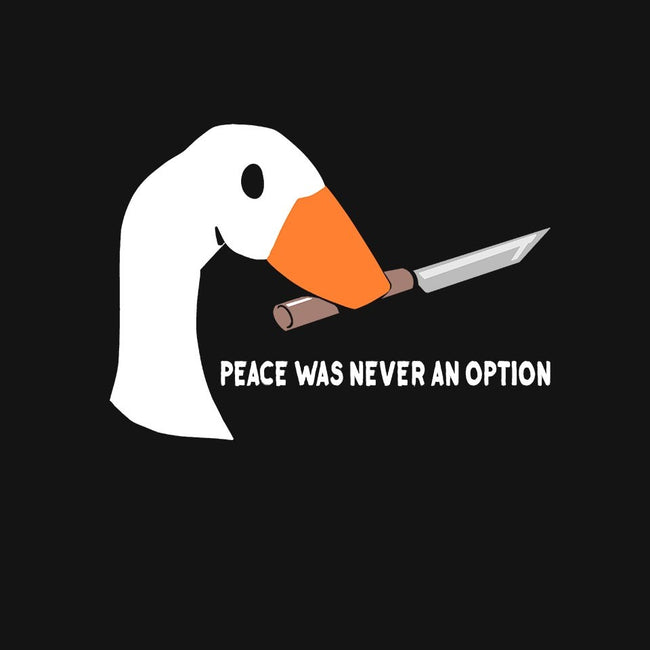 Peace Was Never an Option-mens basic tee-sarkasmtek