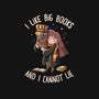 I Like Big Books-womens fitted tee-eduely