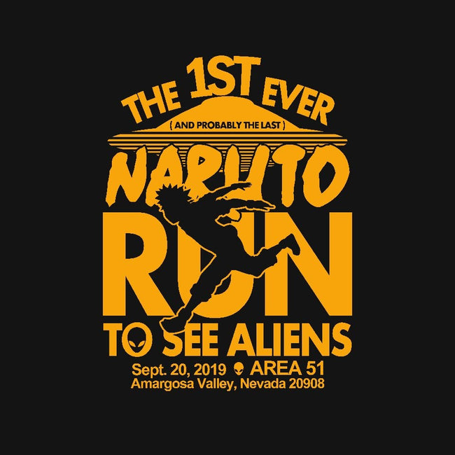 Naruto Run for Aliens-mens premium tee-Boggs Nicolas