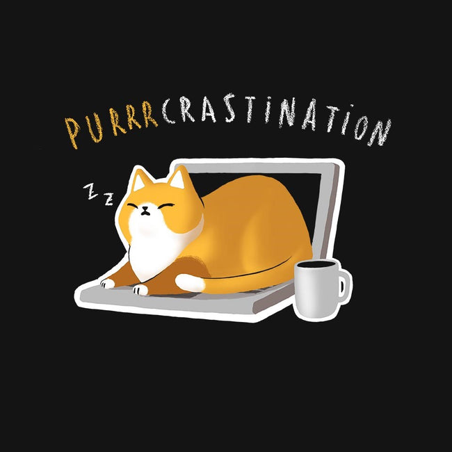 Purrrcrastination-youth basic tee-BlancaVidal