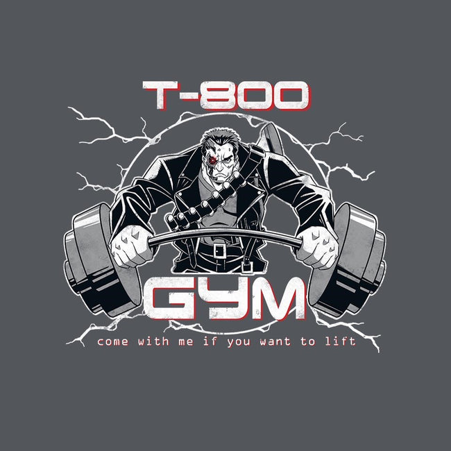T-800 Gym-youth basic tee-Coinbox Tees