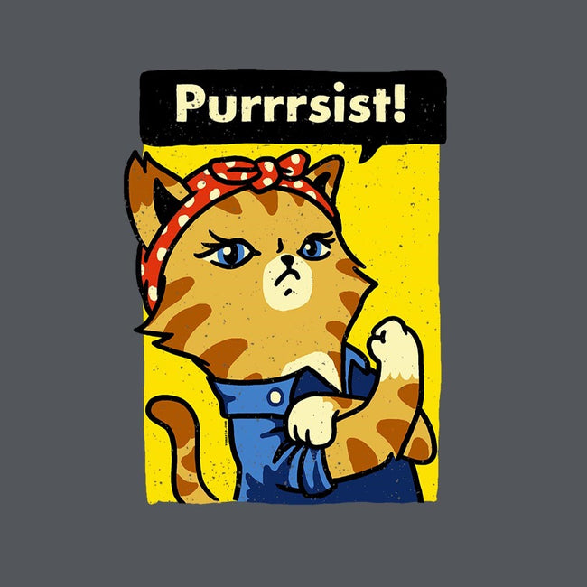 Purrrsist!-youth basic tee-vomaria