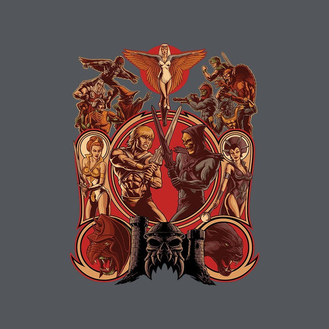 The Battle Of Grayskull-mens long sleeved tee-Moutchy