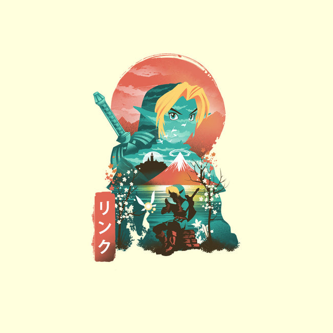 Ukiyo-E Hyrule Hero-mens basic tee-dandingeroz