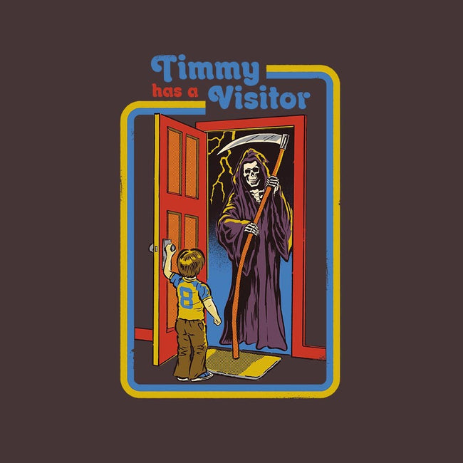 Timmy Has A Visitor-womens basic tee-Steven Rhodes