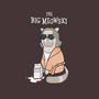 The Big Meowski-mens premium tee-queenmob