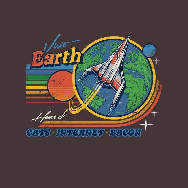 Visit Earth-womens fitted tee-Steven Rhodes