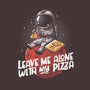 Leave Me Alone With My Pizza-youth basic tee-eduely