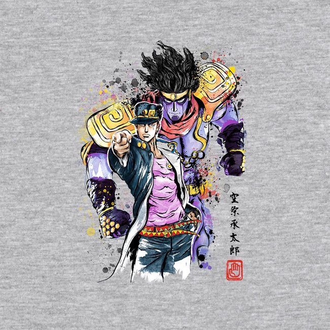 Bizarre Adventure Watercolor-unisex crew neck sweatshirt-DrMonekers