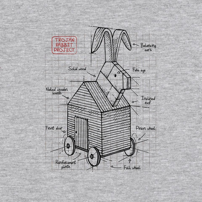 Trojan Rabbit Project-unisex basic tank-ducfrench