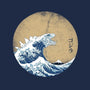 Hokusai Gojira-mens long sleeved tee-Mdk7