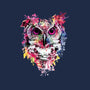 Watercolor Owl-unisex basic tank-RizaPeker