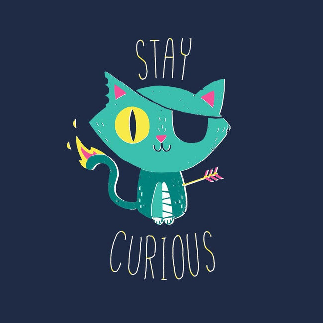 Stay Curious-womens fitted tee-DinoMike