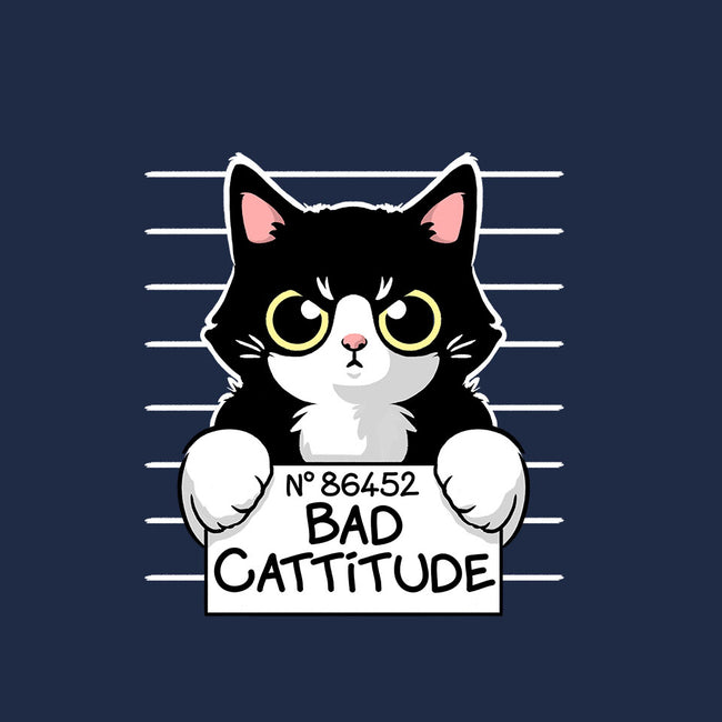 Bad Cattitude-mens basic tee-NemiMakeit