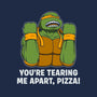 Why Pizza, Why!!!-mens basic tee-pigboom