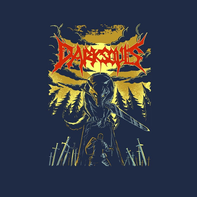 Great Grey Wolf Metal-mens premium tee-PeanutGolem