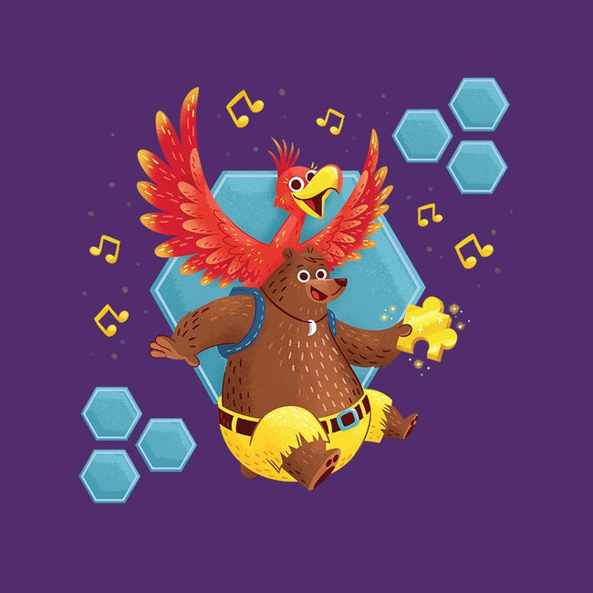 Bird and Bear 64-unisex basic tank-Miranda Dressler