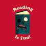 Reading is Fun-mens basic tee-DinoMike