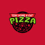 Stay Home and Eat Pizza-womens basic tee-Boggs Nicolas